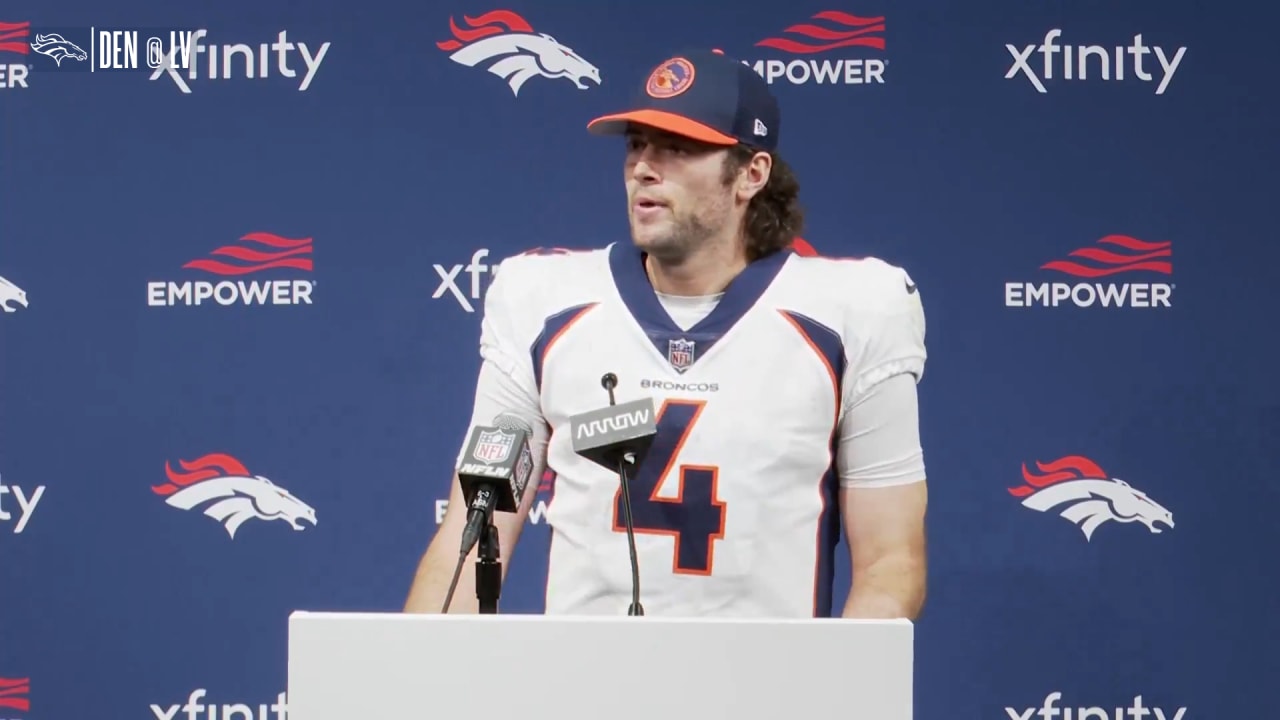 QB Jarrett Stidham on Denver's approach: 'We'll learn from this and definitely get better'