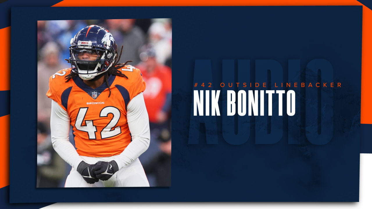 OLB Nik Bonitto on his 1.5sack performance 