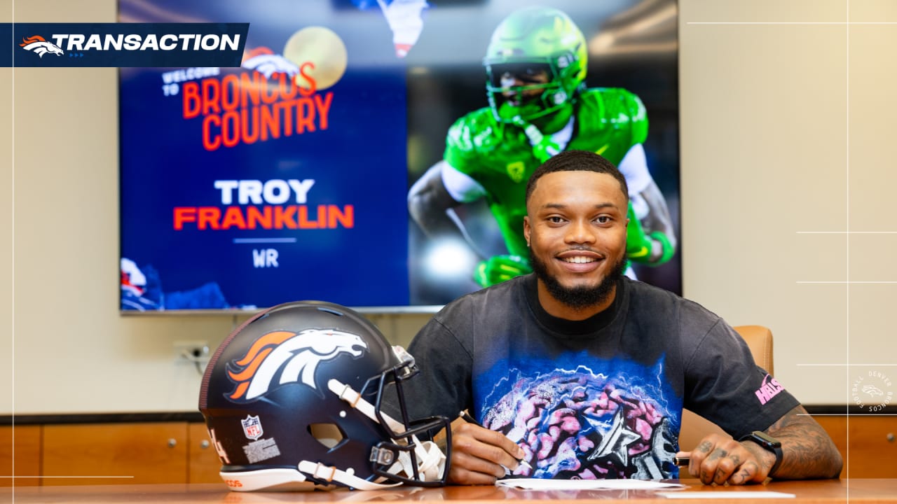 WR Troy Franklin signs rookie contract