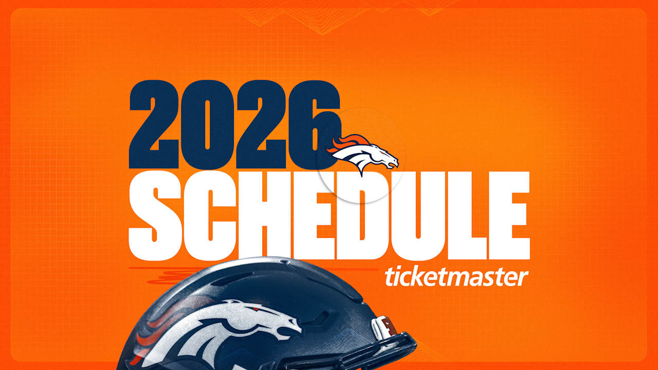 Broncos announce 2026 schedule, featuring holiday matchups and bookend stretches vs. playoff teams