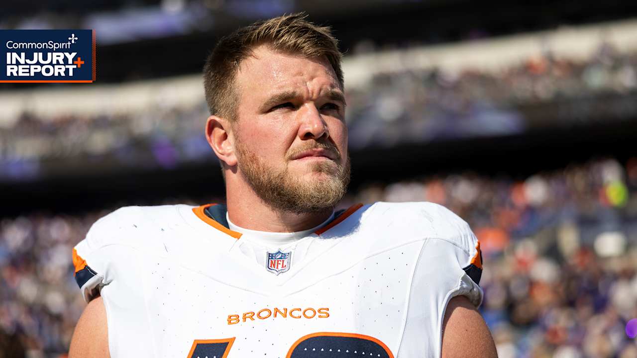 Injury Report: T Mike McGlinchey, C Luke Wattenberg among Broncos to improve to full practice participants ahead of Week 10 game vs. Chiefs