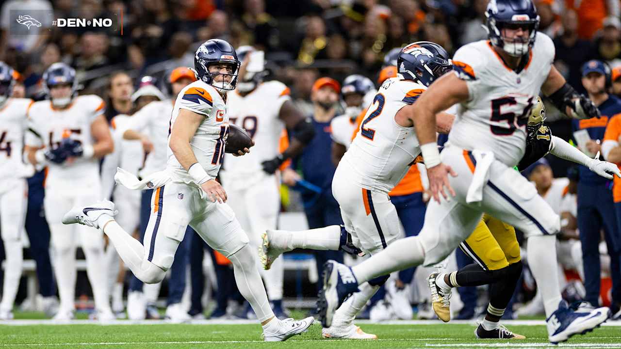 QB Bo Nix takes off for 32-yard gain | Broncos at Saints