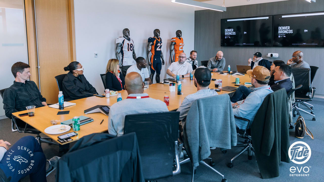 Un aperçu du processus de conception de l’uniforme des Broncos pour la « Mile High Collection »