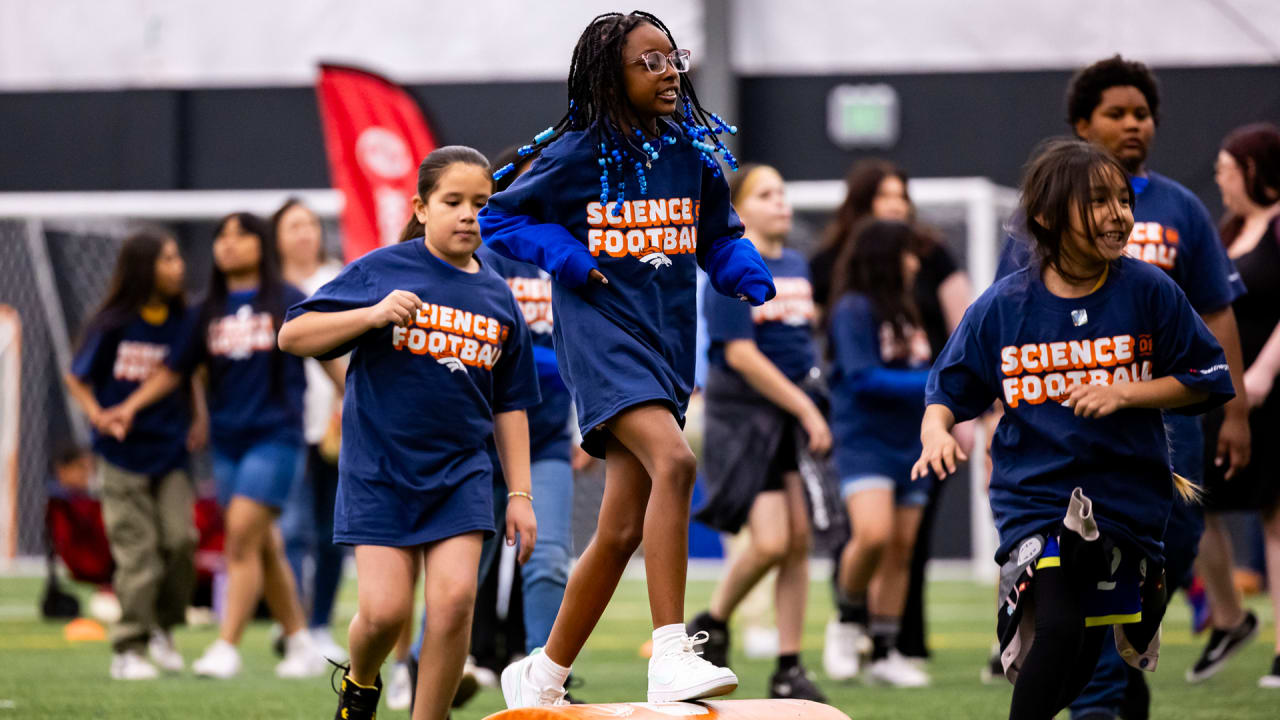 Photos: Broncos alumni, cheerleaders and Miles the Mascot host Science ...