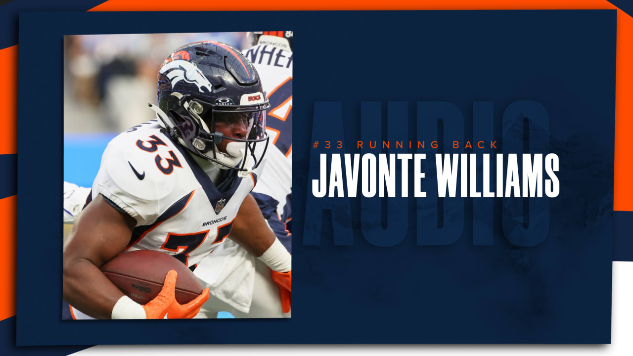 RB Javonte Williams On The Broncos' Win Vs. The Chargers: 'We Came In ...