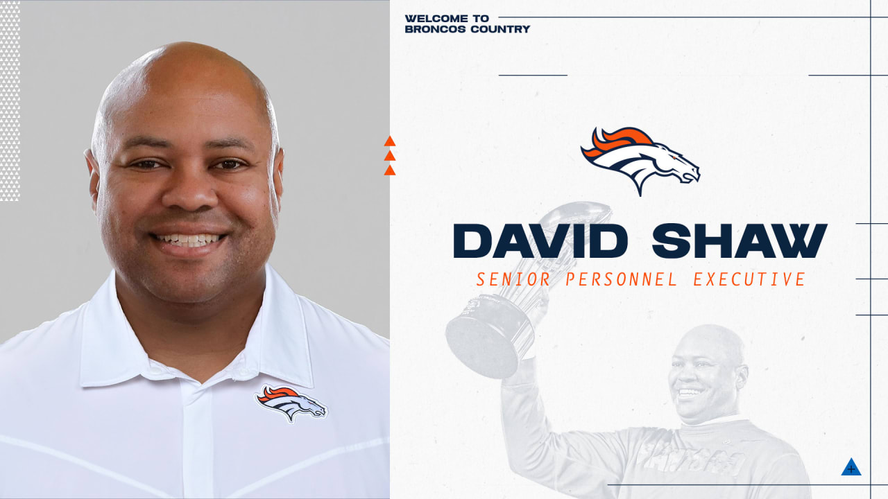 Broncos name David Shaw as Senior Personnel Executive