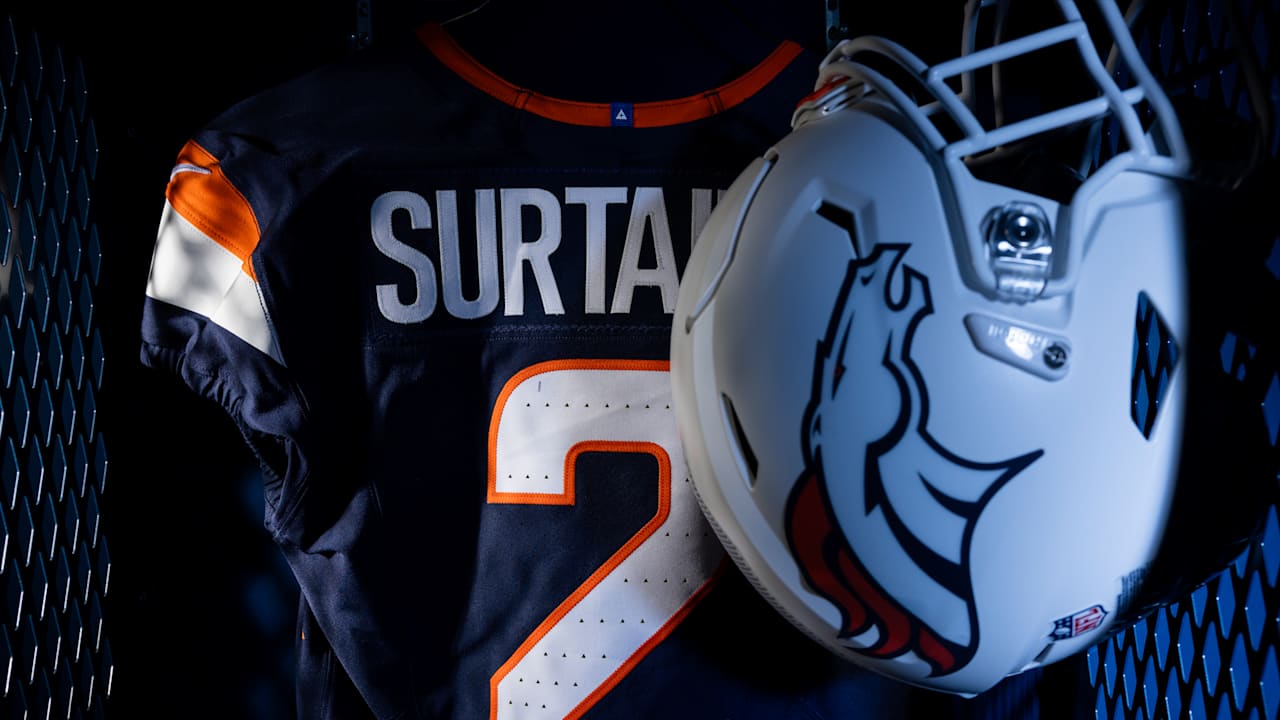 Photos: A sneak peek at the Broncos' Midnight Navy alternate jerseys ...
