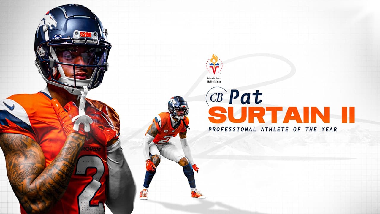 Broncos CB Pat Surtain II named one of Colorado Sports Hall of Fame's Professional Athletes of the Year