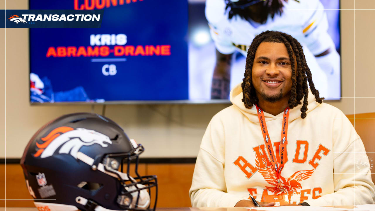 CB Kris Abrams-Draine signs rookie contract