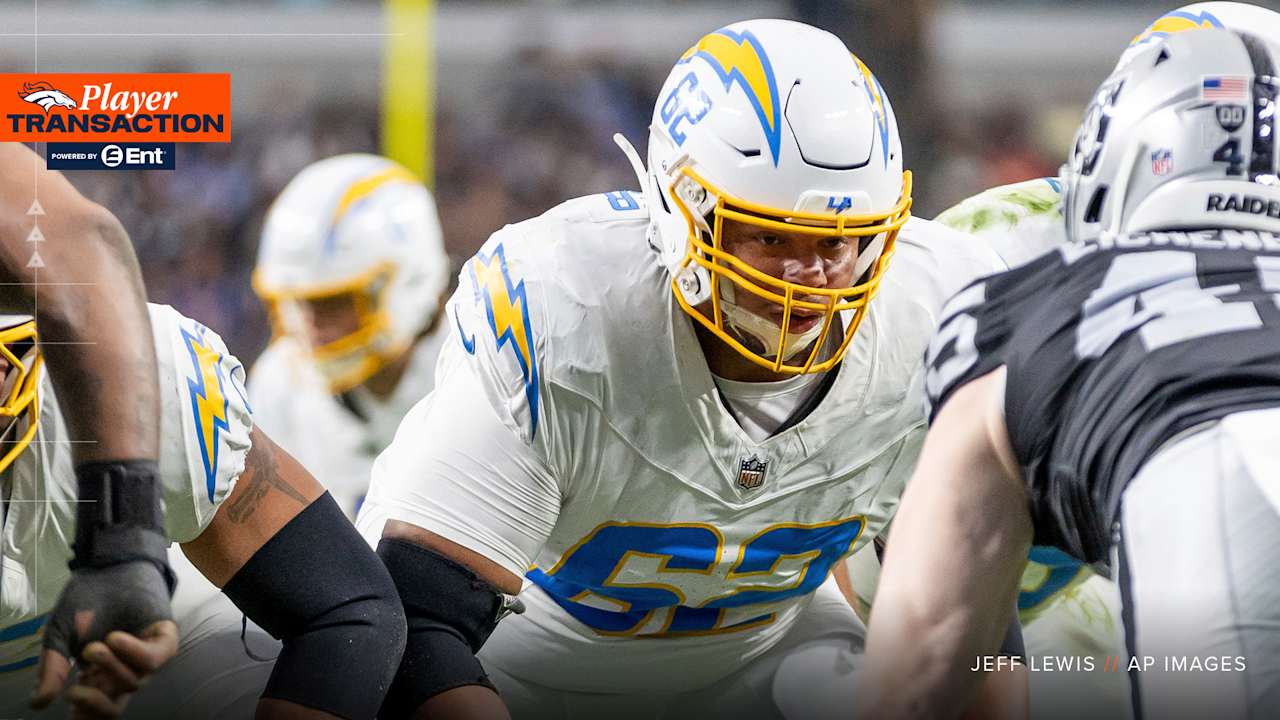 Broncos sign C Sam Mustipher off Chargers’ practice squad - Denver Broncos image