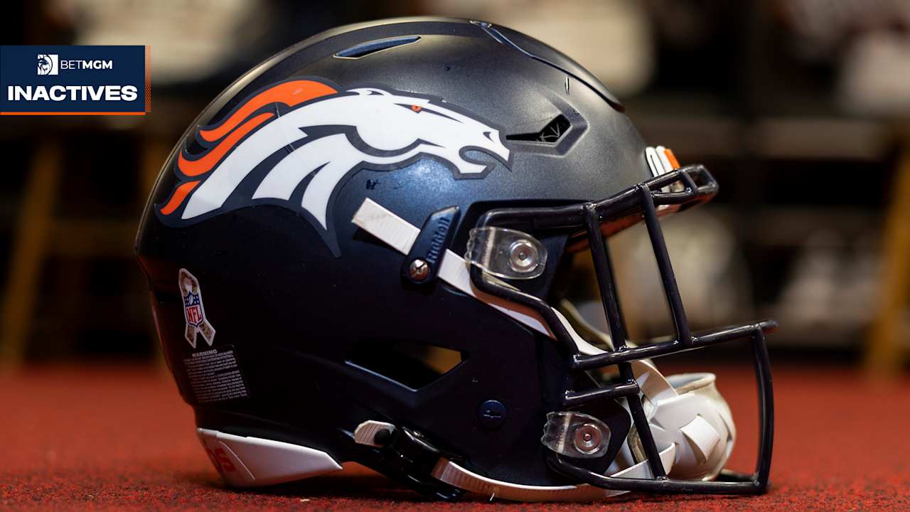 Broncos announce inactives for Week 10 game vs. Chiefs