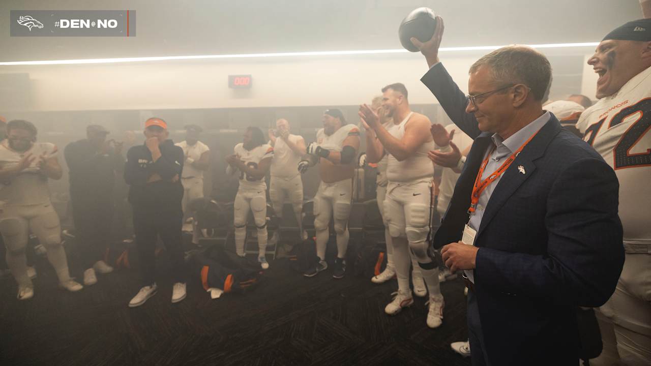 Broncos HC Sean Payton receives game ball after prime time victory over Saints in return game to New Orleans