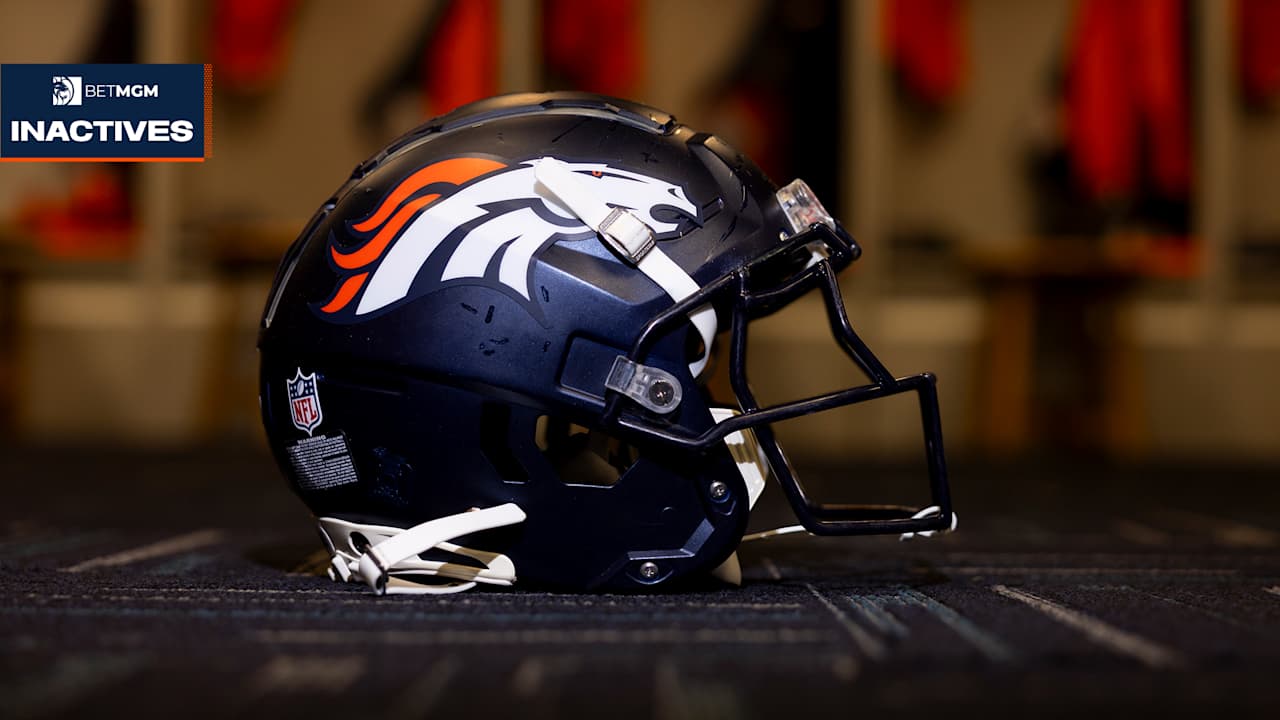 Broncos announce inactives for Wild Card Round matchup vs. Bills