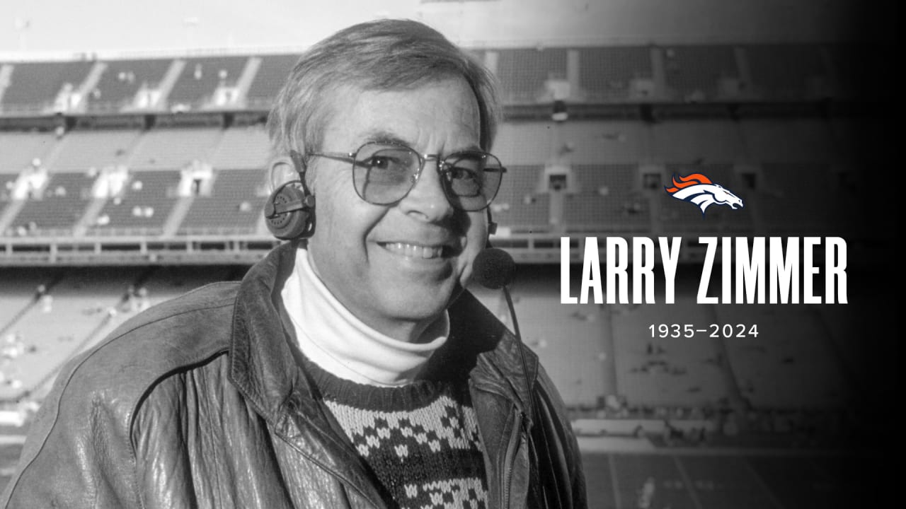 Broncos mourn passing of longtime radio broadcaster Larry Zimmer