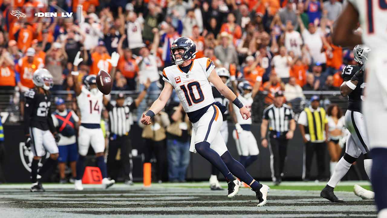 Broncos take lead on Bo Nix's opening-drive rushing touchdown | Broncos at  Raiders