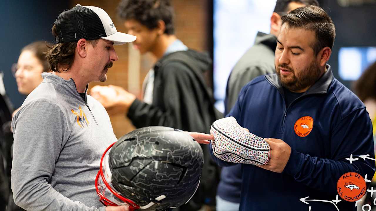 'It's going to be huge for us': Colorado high school coaches, parents excited for benefits of Broncos' ALL IN. ALL COVERED. helmet initiative