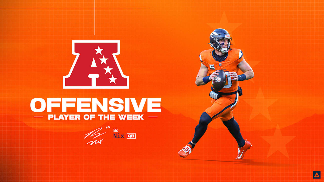 QB Bo Nix named AFC Offensive Player of the Week following win over Falcons