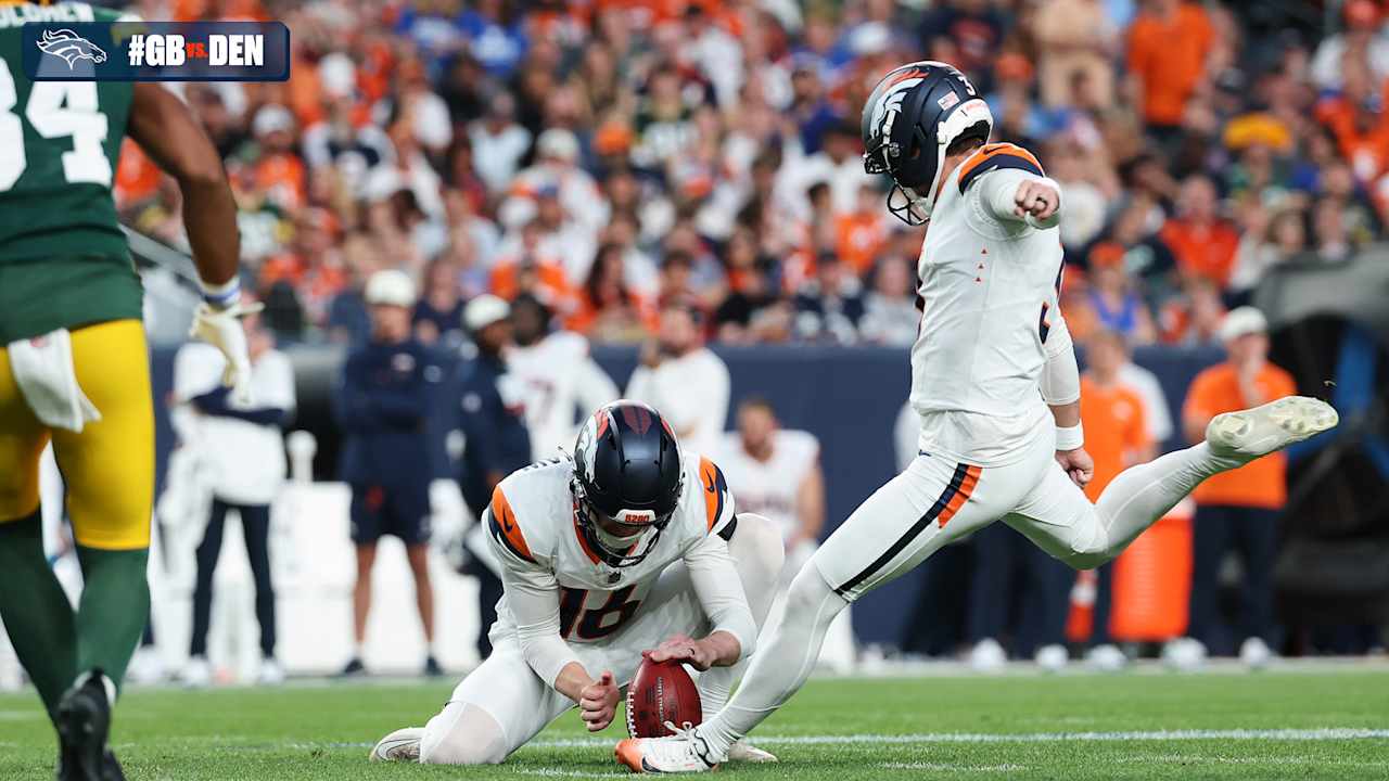 K Wil Lutz hits 53-yard field goal | Broncos vs. Packers