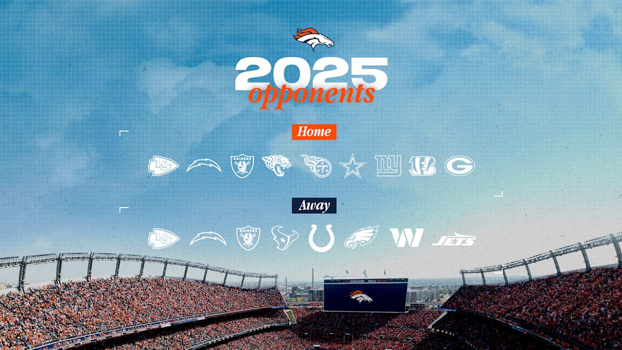 Broncos’ opponents finalized for 2025 season