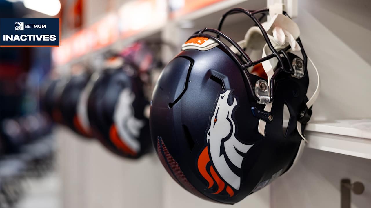 Broncos announce inactives for Week 15 game vs. Colts