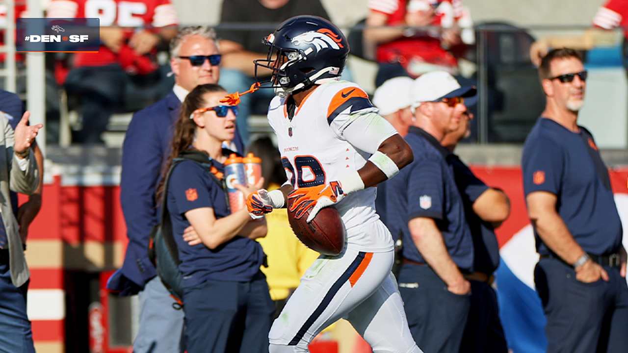 Ja'Quan McMillian snags an interception on Mac Jones | Broncos at 49ers