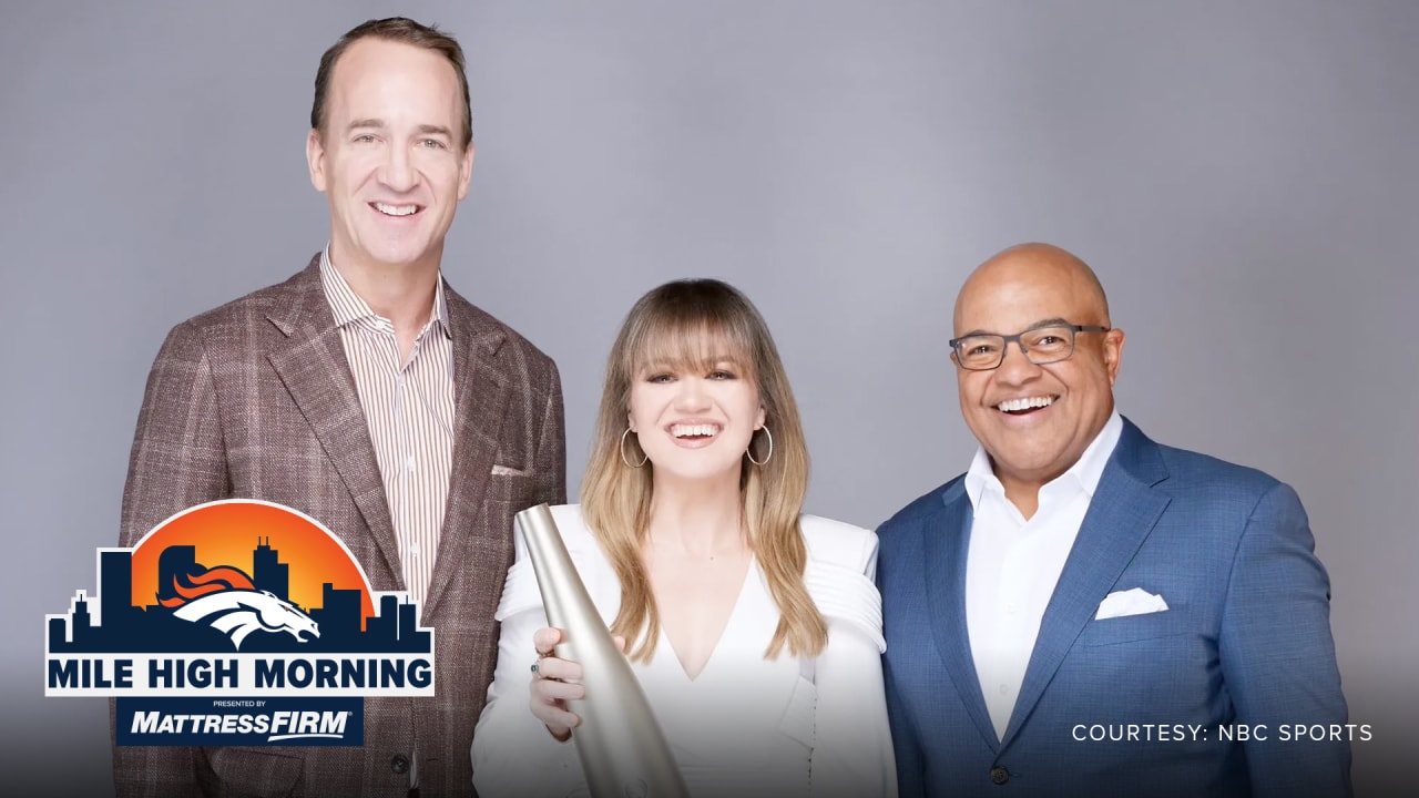 Mile High Morning: Peyton Manning to join Mike Tirico, Kelly Clarkson to host coverage of Opening Ceremony at Paris Olympics
