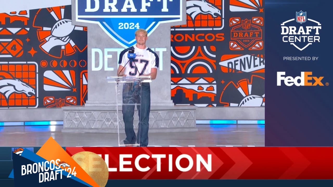 WATCH: Denver Broncos select RB Audric Estime with 147th-overall pick ...