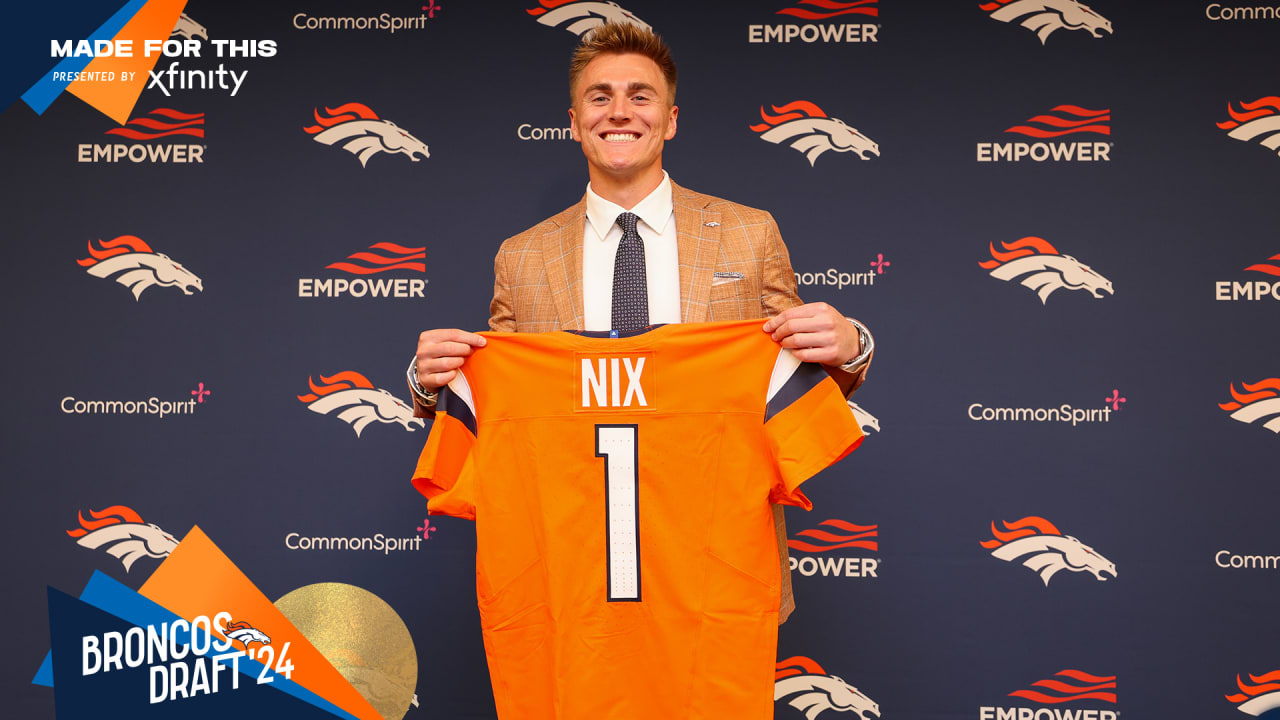 'I'm excited to go out there and compete': QB Bo Nix not satisfied with being first-round pick, looking to prove himself in Denver