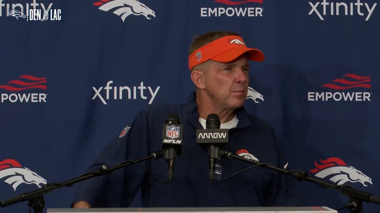 HC Sean Payton on the Broncos' win vs. Chargers: 'It was one of our better team wins this year'