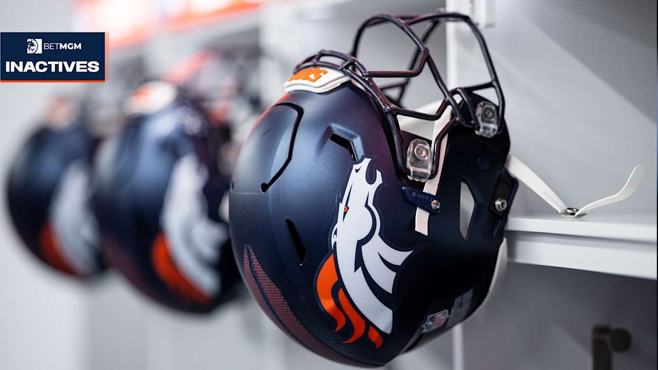 Broncos announce inactive players for Week 2 game vs. Steelers