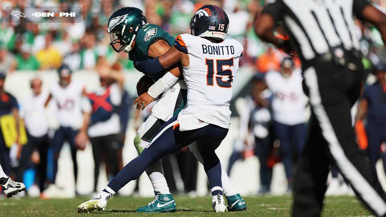 OLB Nik Bonitto, Broncos' pass rush deliver a defensive statement in Week 5 win over Eagles