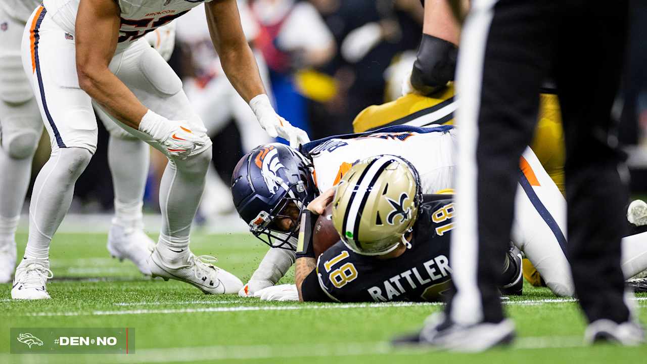 OLB Nik Bonitto Sacks QB Spencer Rattler | Broncos At Saints