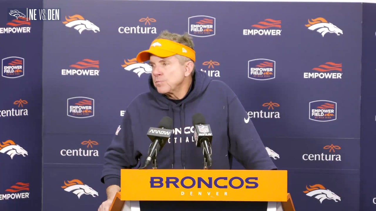 HC Sean Payton on the Broncos' loss to New England 'We had a lot of