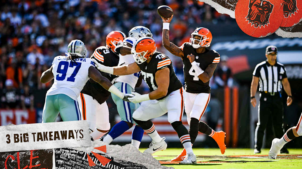 3 key takeaways from the Browns’ loss to the Cowboys