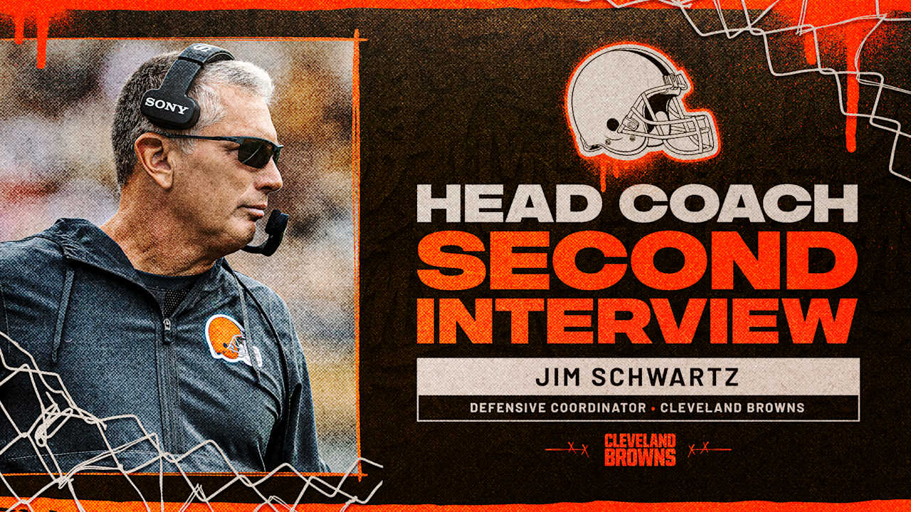 Browns conduct 2nd head coach interview with defensive coordinator Jim Schwartz - Cleveland Browns