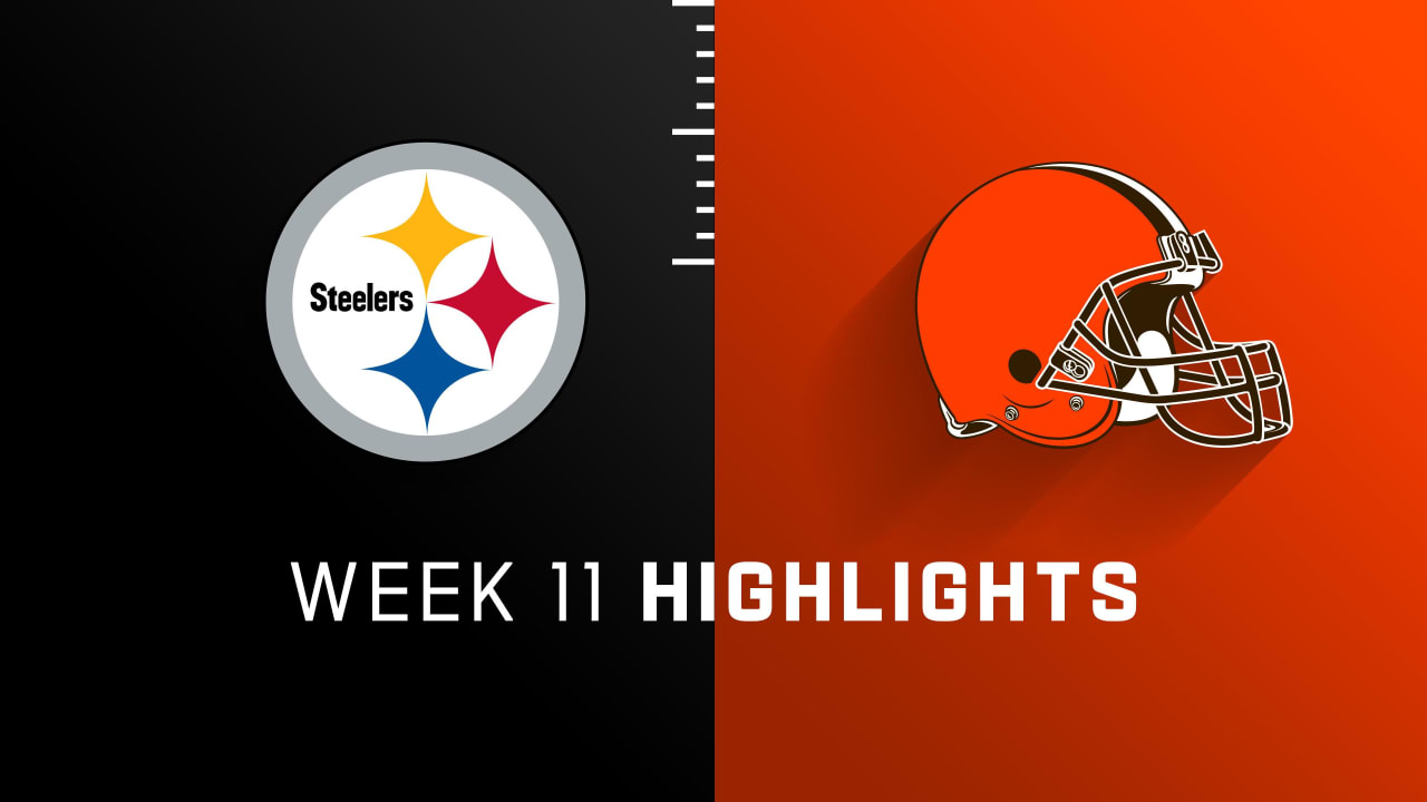 Steelers vs. Browns highlights Week 11