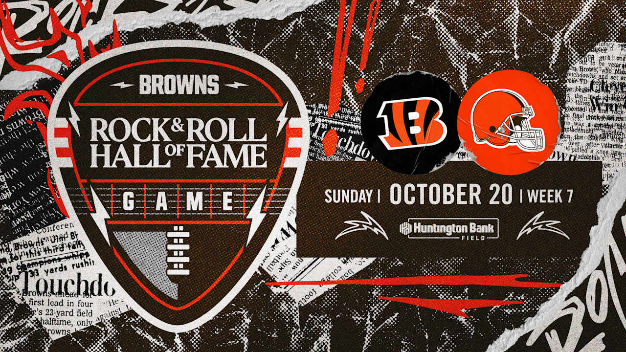 The Cleveland Browns host the first-ever Rock & Roll Hall of Fame Game