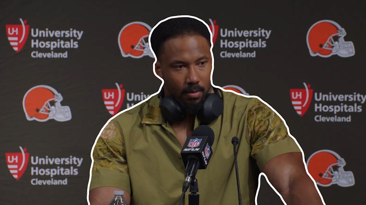 Myles Garrett Postgame Press Conference | Week 4 vs. Las Vegas Raiders