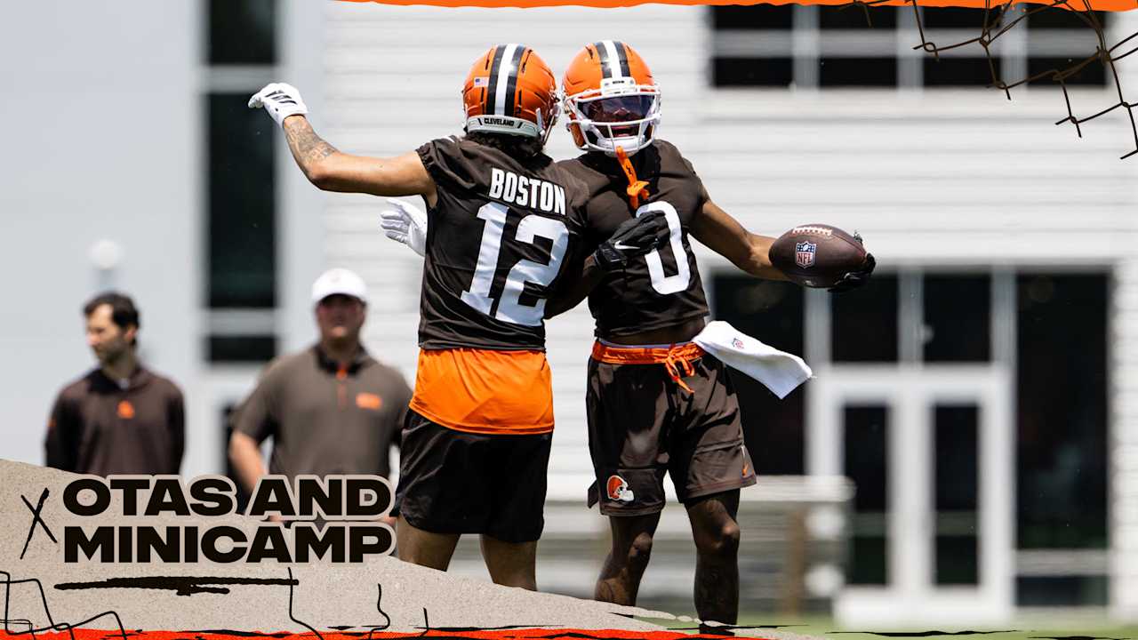 Cleveland Browns Defensive End Isaiah McGuire at OTAs