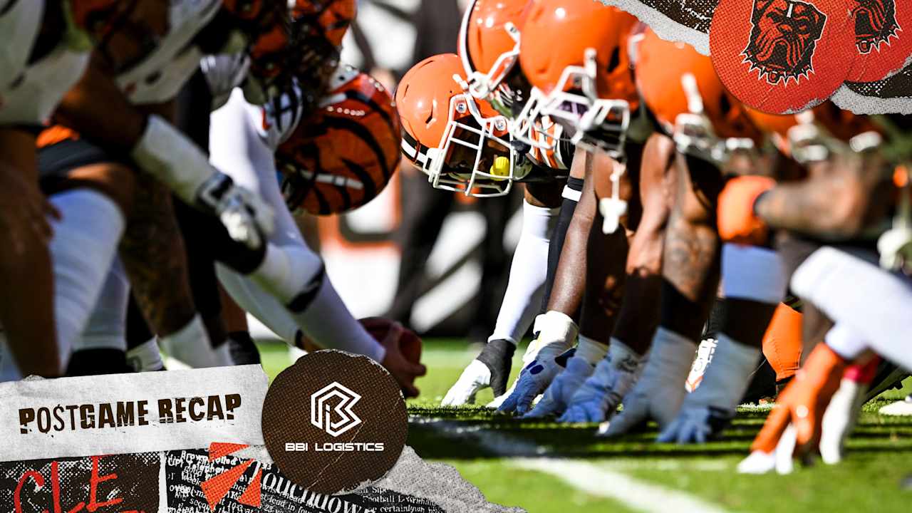 Bengals 21 Browns 6 Final Score Stats Game Recap