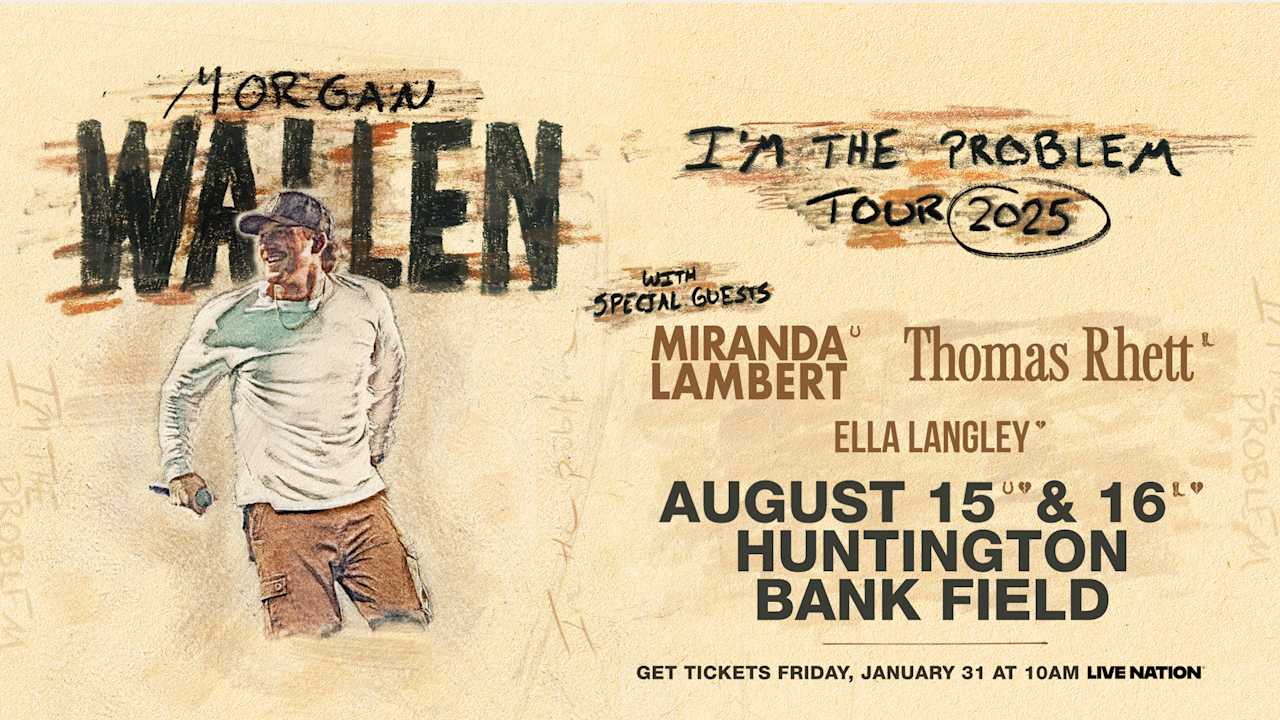 Morgan Wallen sets 2025 tour for 4th studio album 'I'm the Problem'