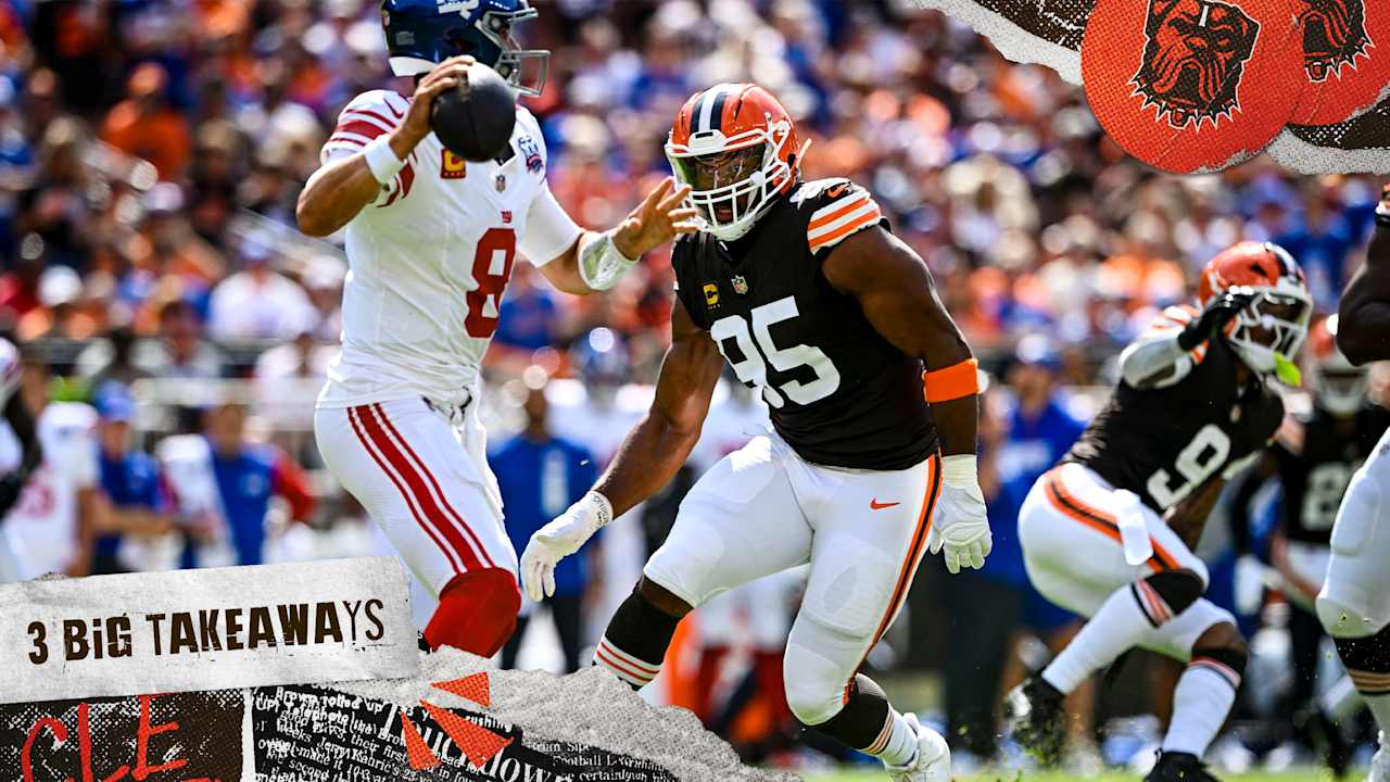  Browns defense found resurgence in second half after first-half struggles | 3 Big Takeaways