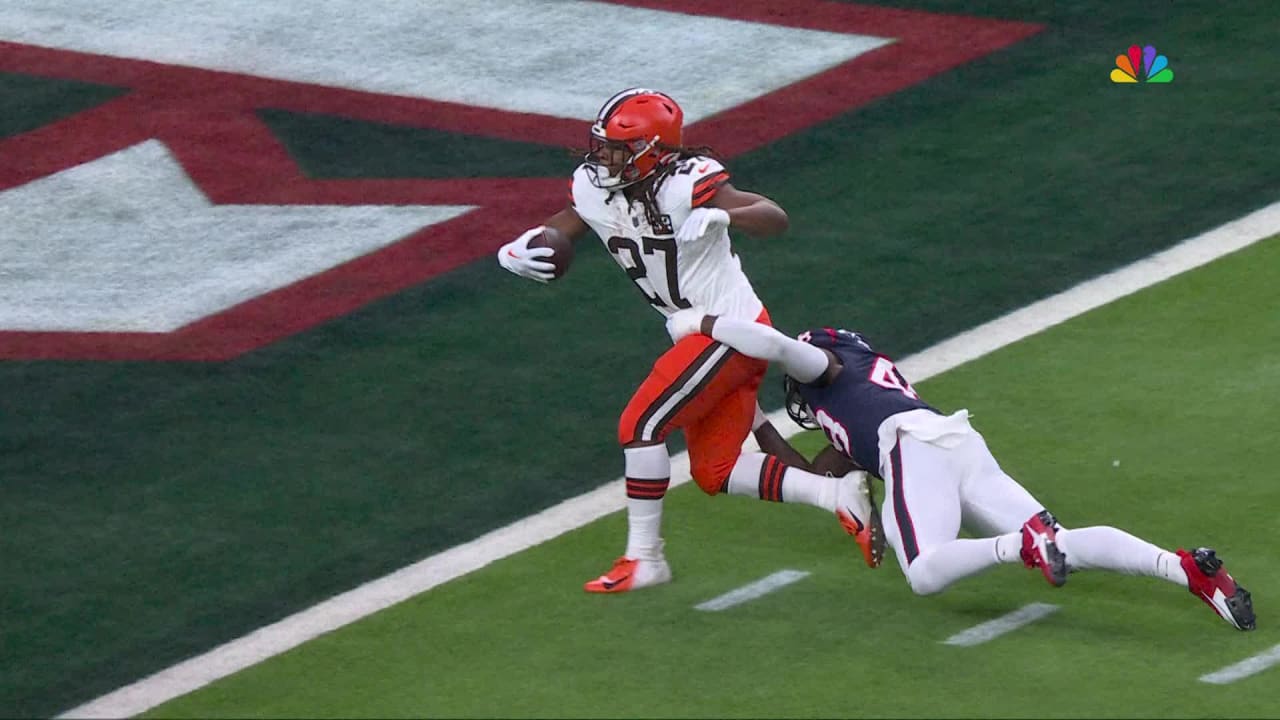 Shovelpass TD! Kareem Hunt's second score vs. Texans comes in second