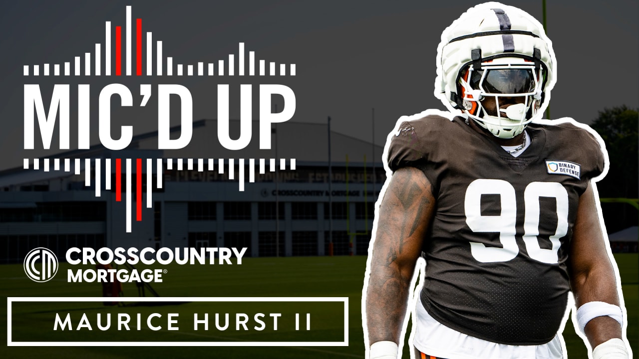 Maurice Hurst II Mic'd Up for Training Camp | Cleveland Browns