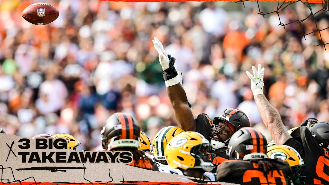 Shelby Harris’ blocked field goal sets up win for the Browns