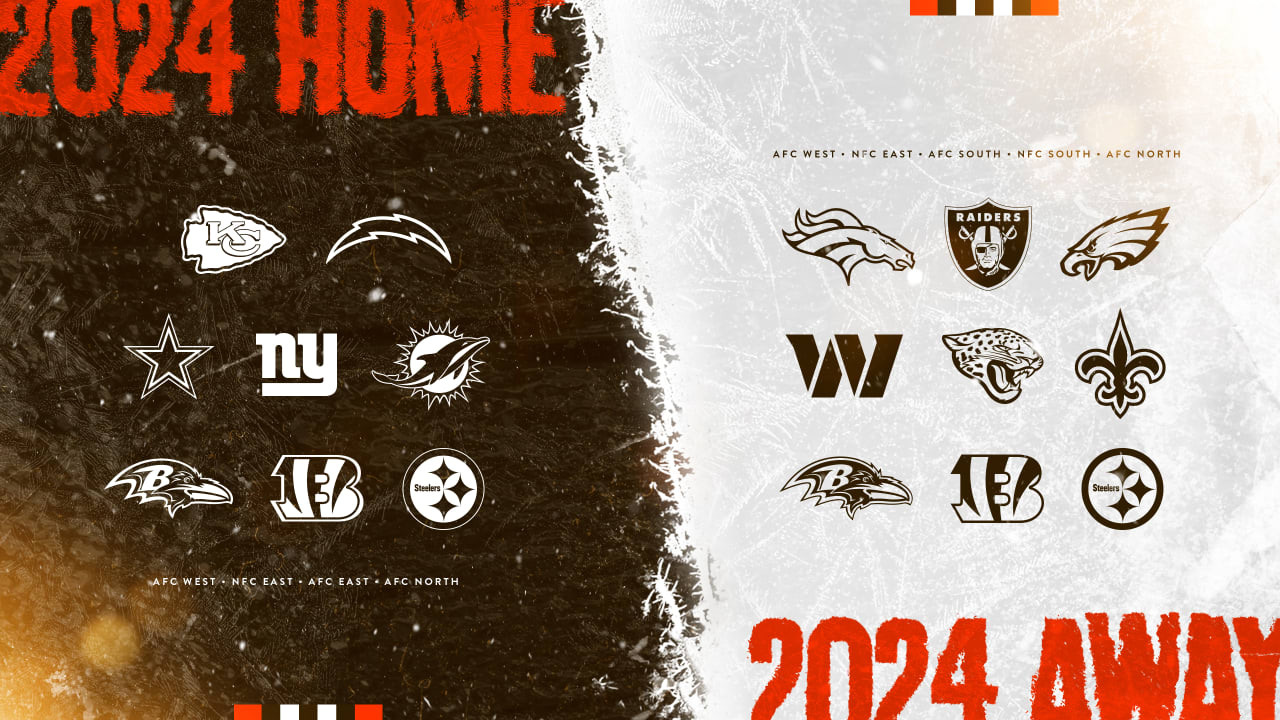 Browns' 2024 opponents are set