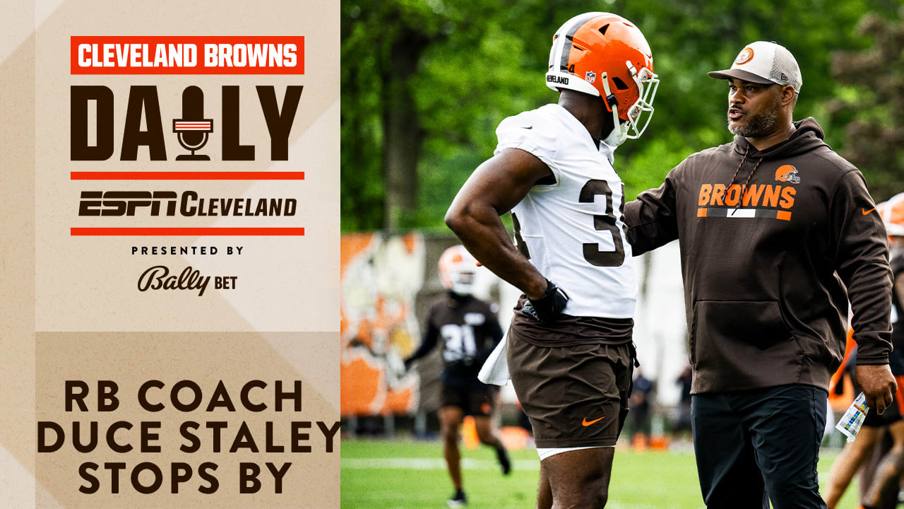 RB Coach Duce Staley Stops By | Cleveland Browns Daily | 5-23-24