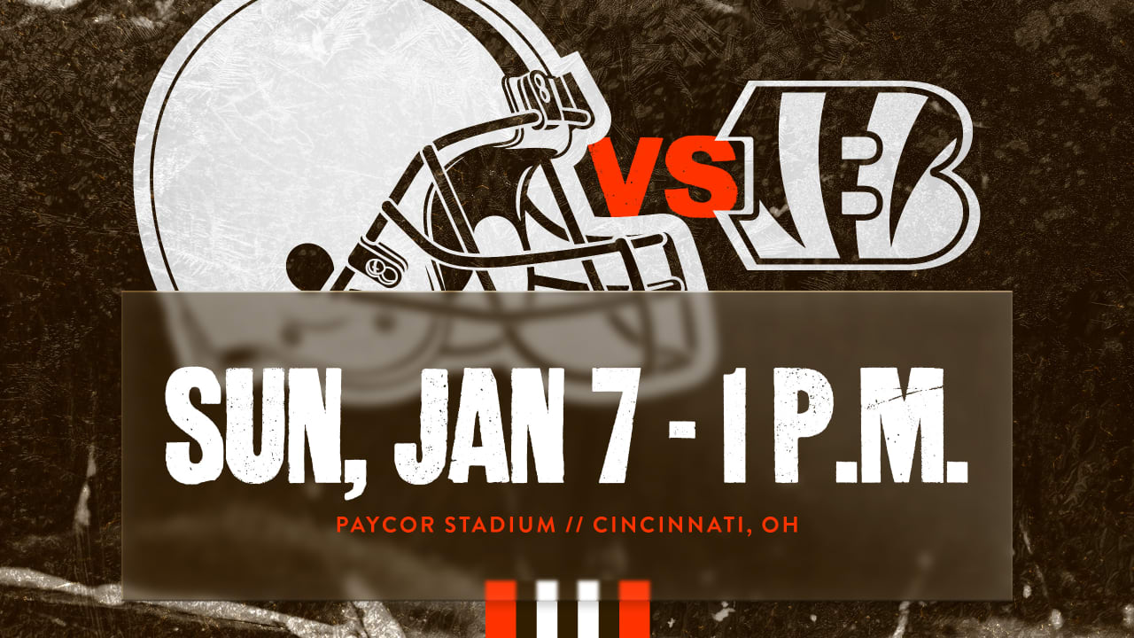Browns vs. Bengals game time announced