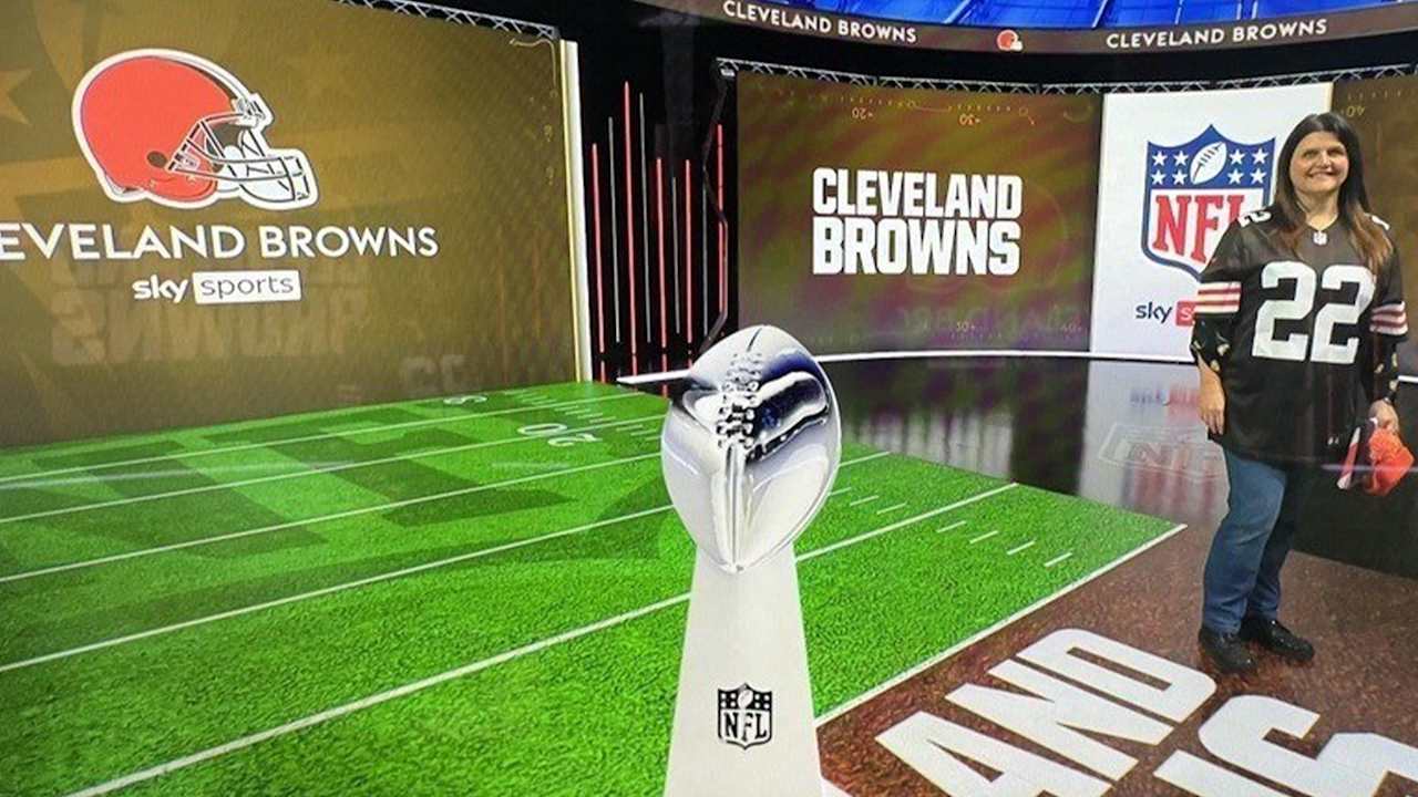 Browns announce British Bulldawgs Browns Backers Chapter President Kelly Burgess Taylor as the Browns’ 2024 International NFL Fan of the Year