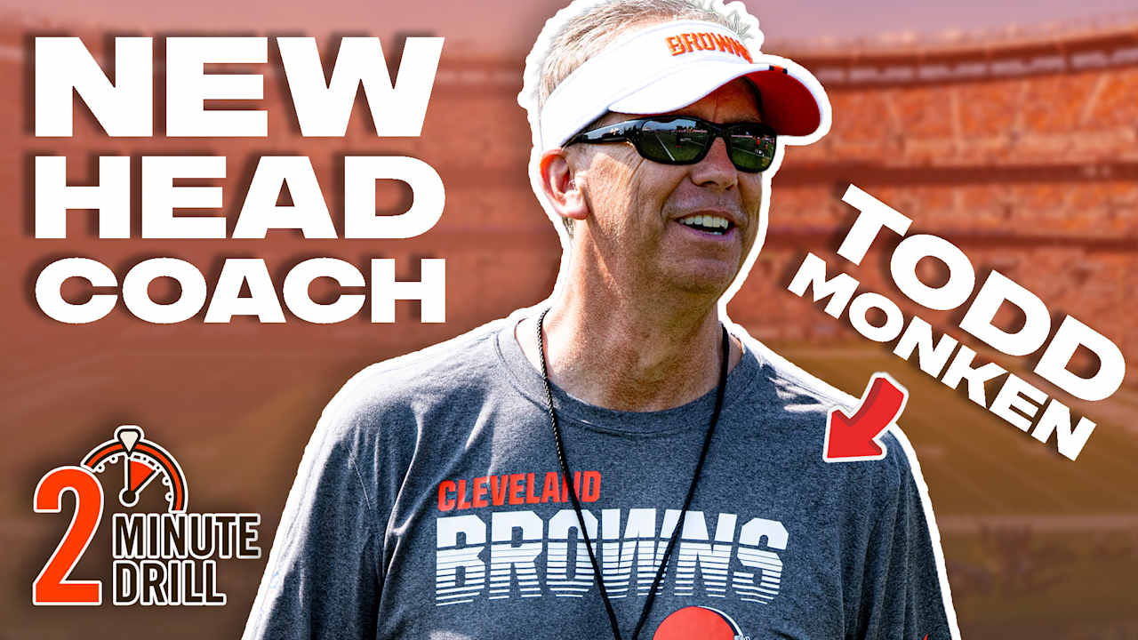The Cleveland Browns have named Todd Monken the team's 19th full-time head  coach: 2 Minute Drill